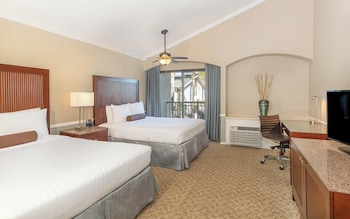 Hypo-allergenic bedding, down comforters, desk, blackout drapes at The Hotel at La Valle
