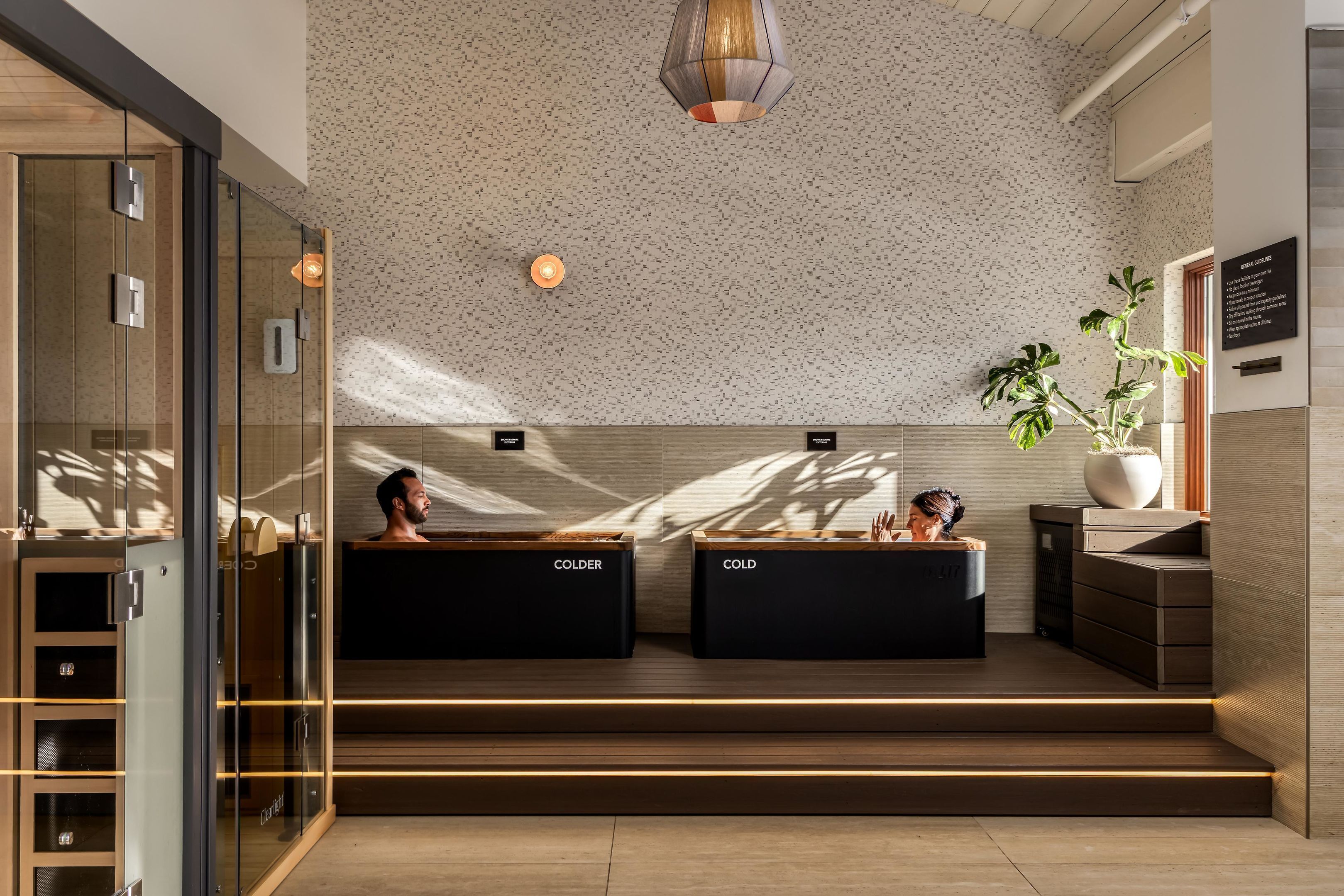Sauna, hot tub, steam room, body treatments, hydrotherapy, facials