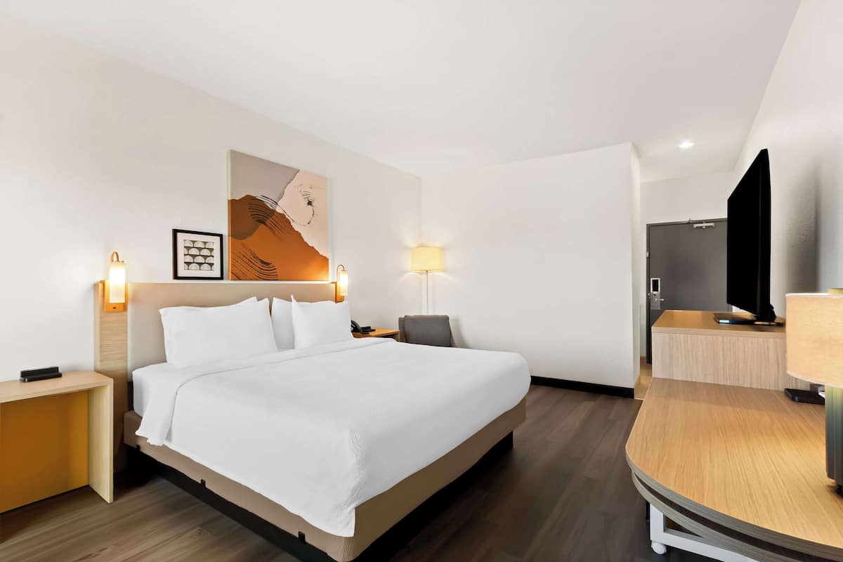 Ropa de cama de alta calidad y cortinas blackout