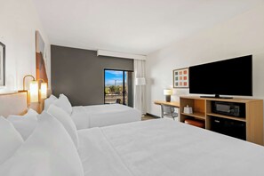 Premium bedding, blackout drapes, iron/ironing board, free WiFi
