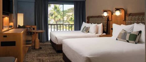 Premium bedding, pillowtop beds, in-room safe, laptop workspace