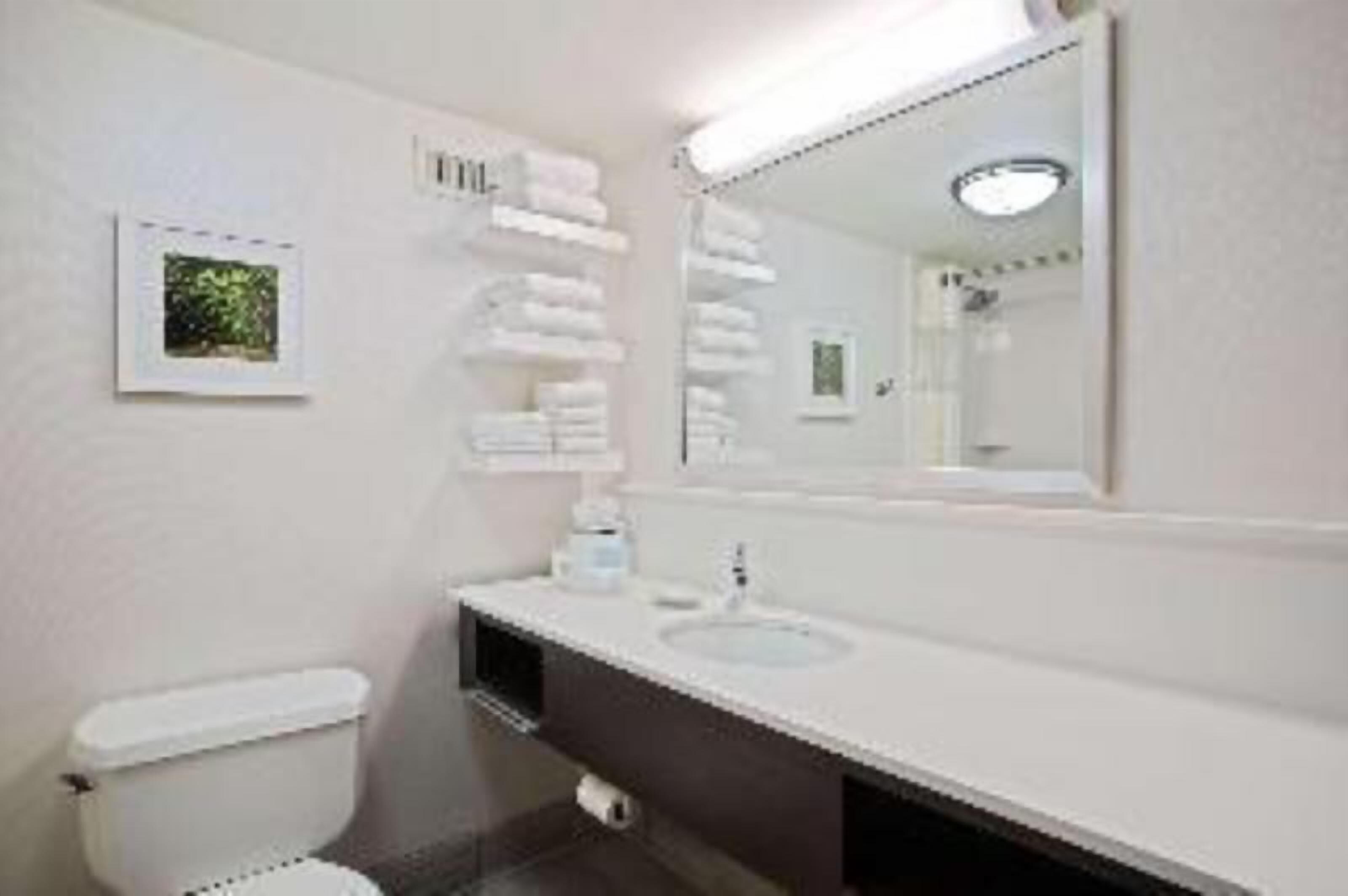 Salle de bain | Ensemble douche/baignoire, articles de toilette de luxe, sèche-cheveux