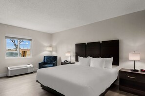 In-room safe, laptop workspace, blackout curtains, iron/ironing board