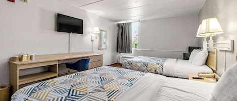 Espace de travail pour ordinateur portable, Wi-Fi gratuit, draps fournis