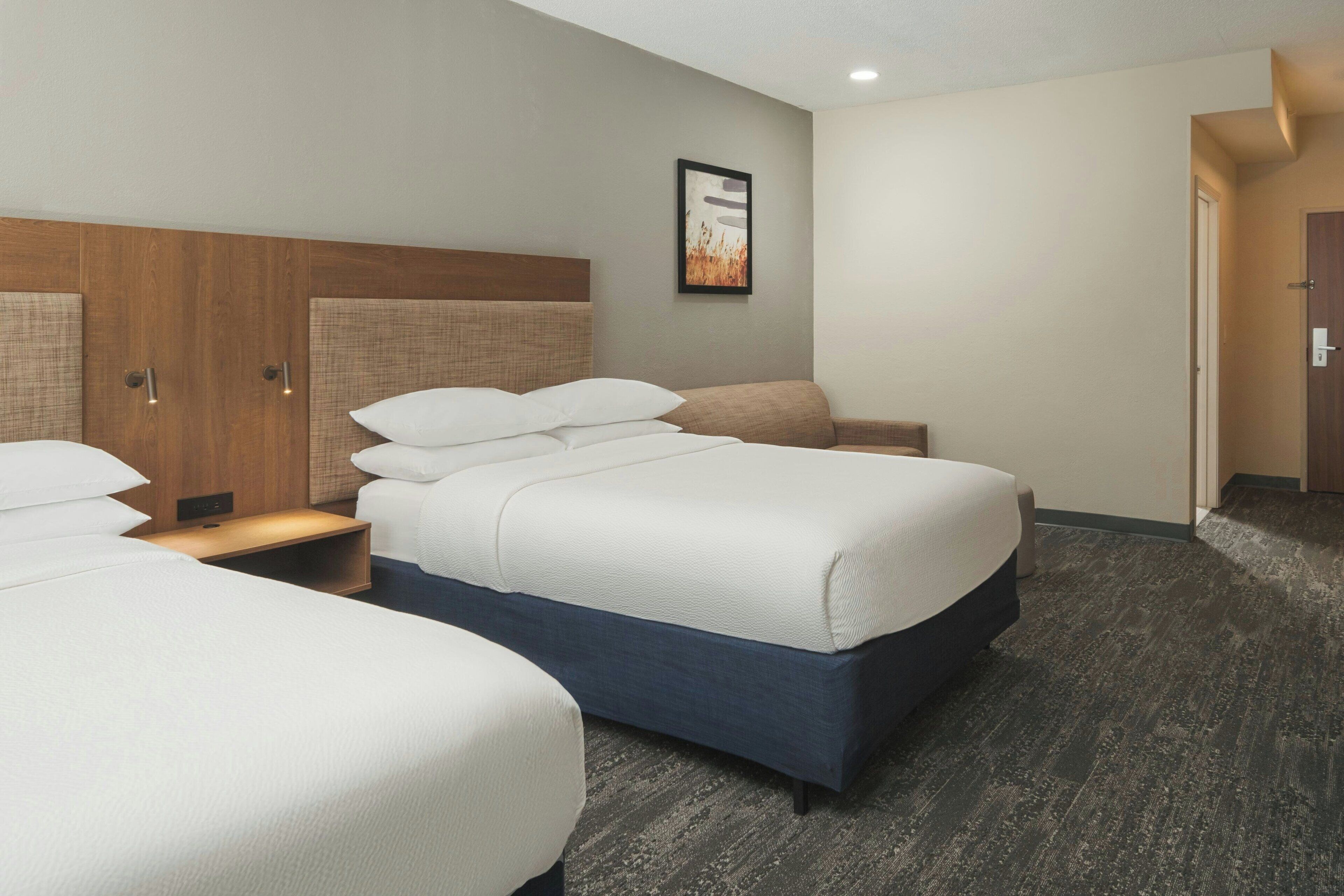 Suite, Multiple Beds | Premium bedding, desk, blackout drapes, iron/ironing board
