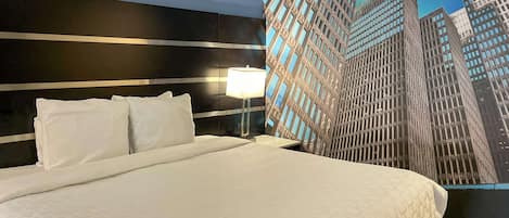 Suite, 1 trÚs grand lit et 1 canapé-lit, non-fumeurs | Draps en coton égyptien, literie de qualité supérieure, surmatelas