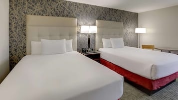 1 bedroom, desk, blackout curtains, iron/ironing board