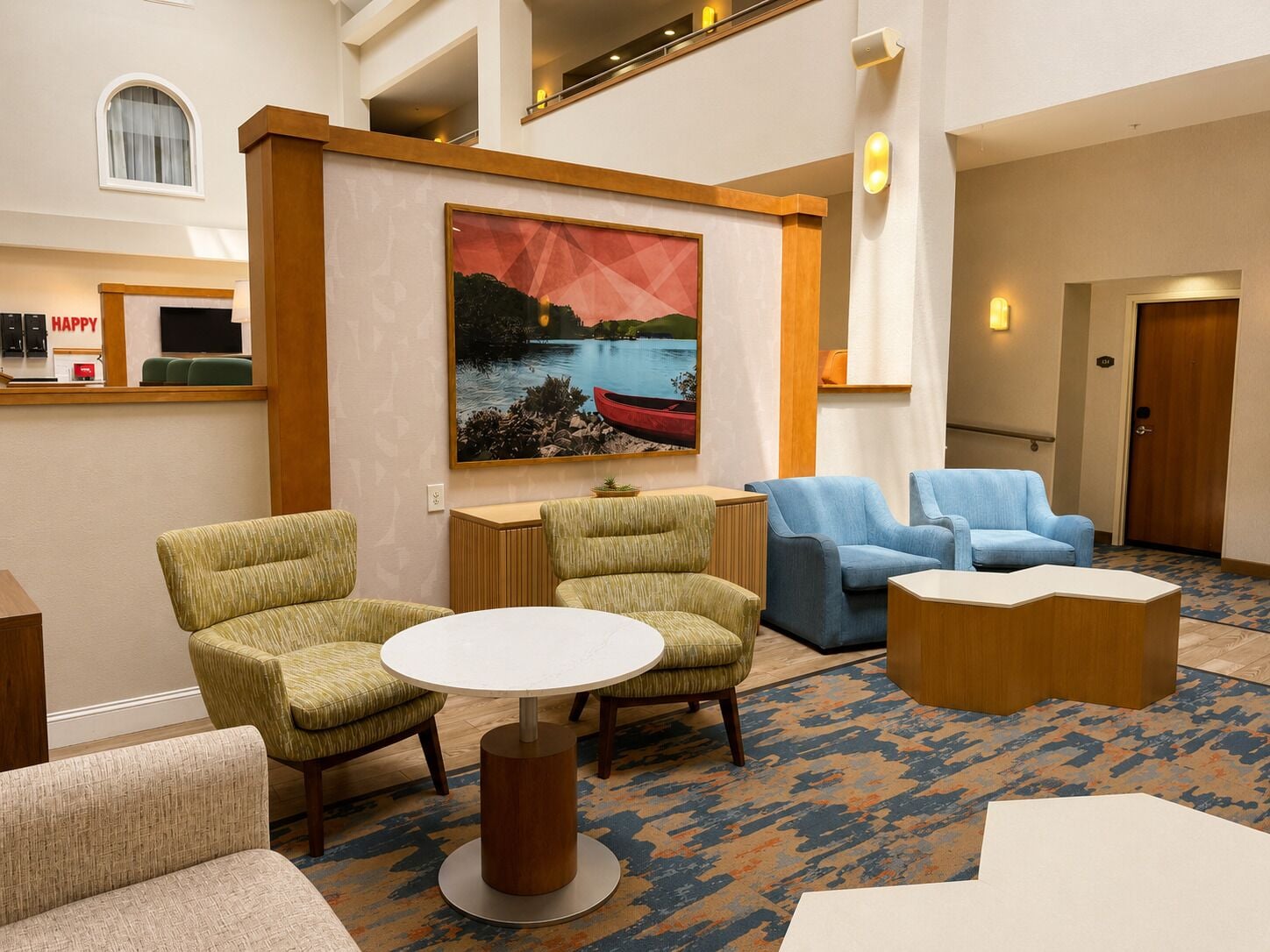 Lobby sitting area