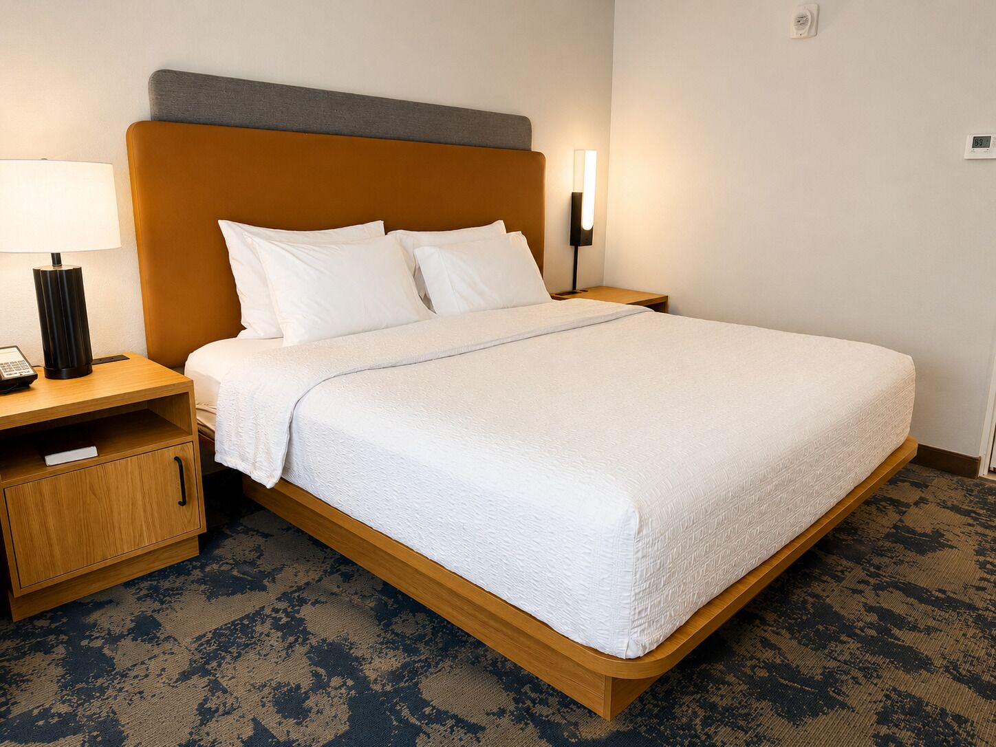 Premium bedding, iron/ironing board, WiFi (free), bed sheets