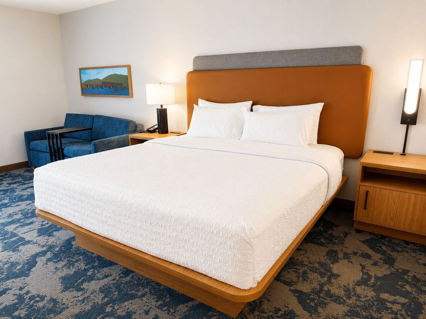 Estudio, mat. grande, sofá cama, no fum. | Ropa de cama de alta calidad y tabla de planchar con plancha 