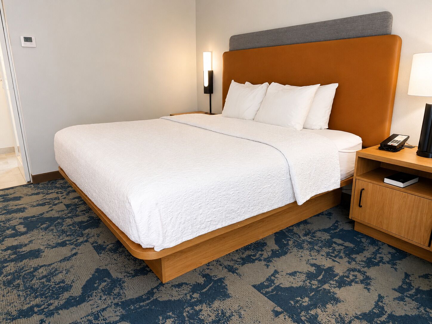 Premium bedding, iron/ironing board, WiFi (free), bed sheets