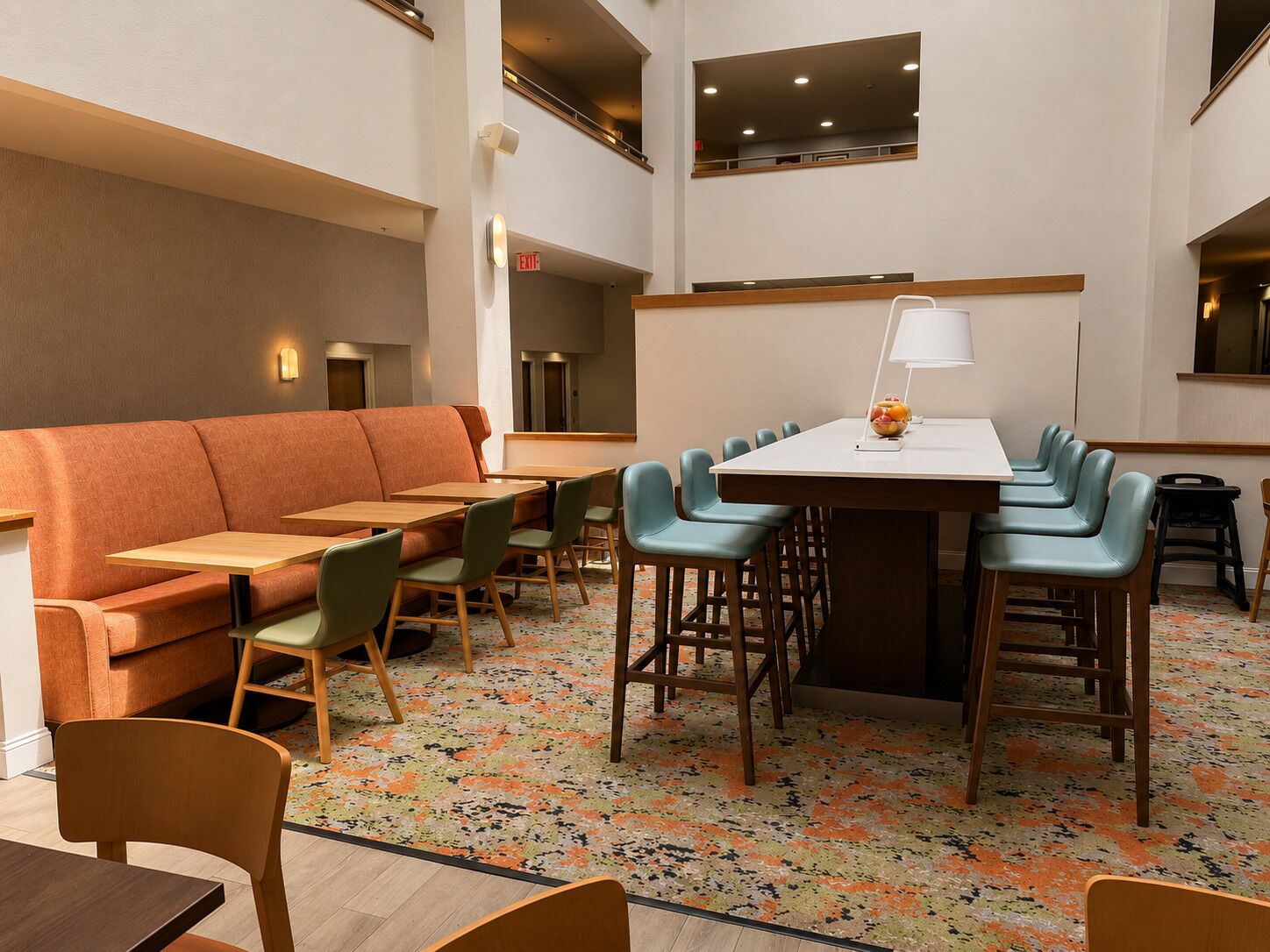 Free daily buffet breakfast