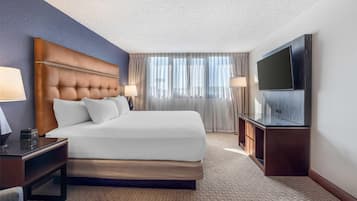 Desk, blackout curtains, iron/ironing board, free cots/infant beds