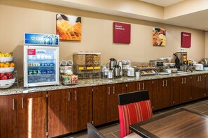 Free daily buffet breakfast