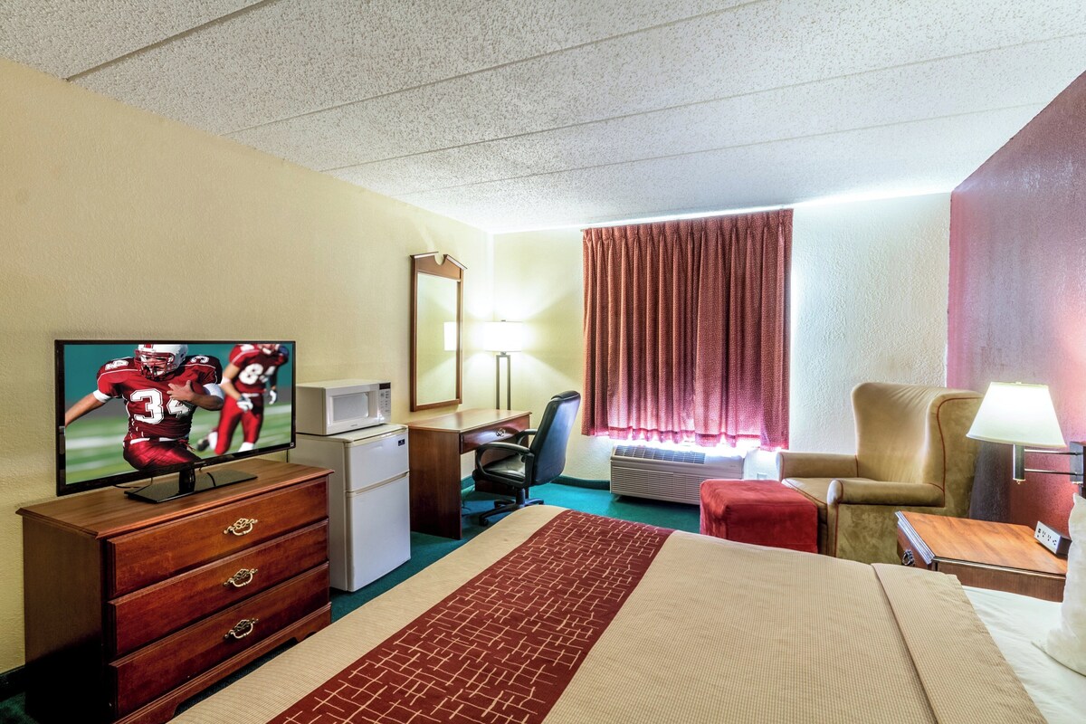 Deluxe Room, 1 King Bed, Accessible, Non Smoking | Desk, blackout drapes, iron/ironing board, cribs (free)