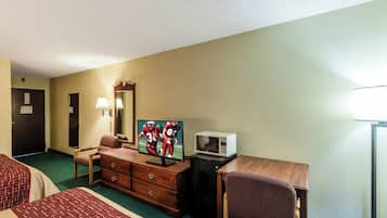 Deluxe Room, 2 Queen Beds, Non Smoking | Desk, blackout drapes, iron/ironing board, cribs (free)