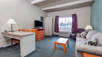 Desk, free cots/infant beds, rollaway beds, free WiFi