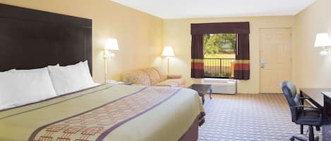 Suite, 1 King Bed, Non Smoking | In-room safe, desk, iron/ironing board, free cots/infant beds