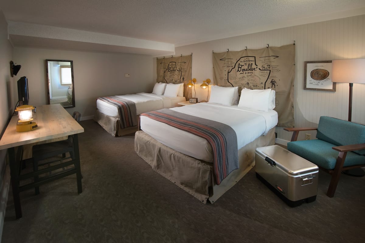 Premium bedding, pillow-top beds, in-room safe, desk