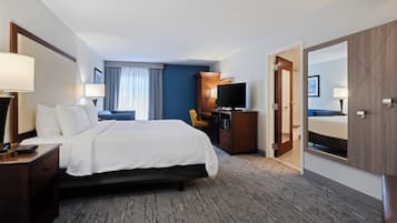 1 Schlafzimmer, hochwertige Bettwaren, Daunenbettdecken