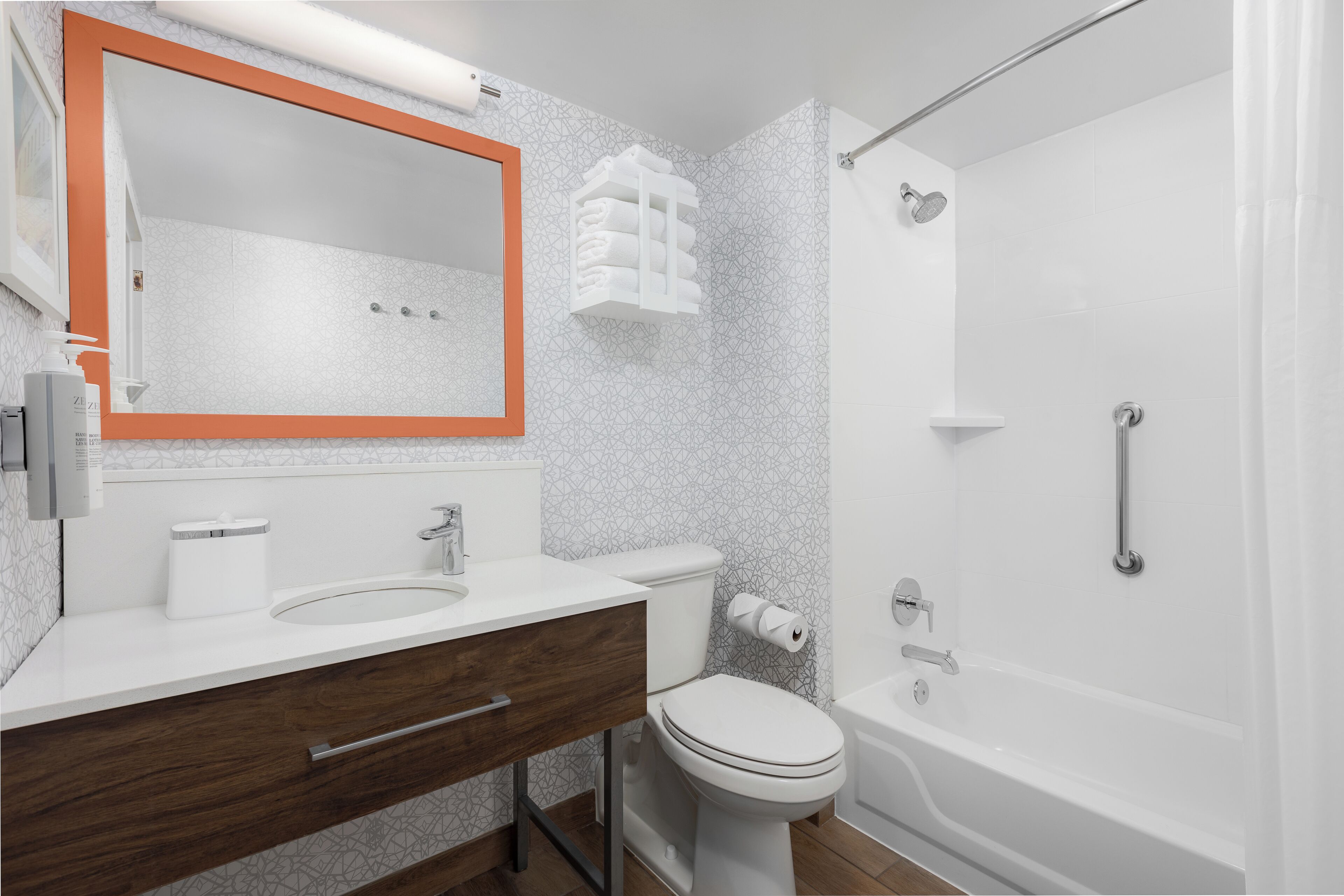 free toiletries, hair dryer, towels, soap