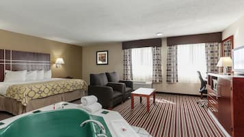 Studio Suite, 1 King Bed, Non Smoking | Premium bedding, down duvets, desk, blackout curtains