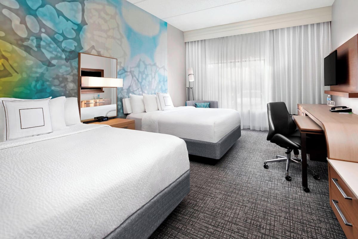 1 bedroom, premium bedding, desk, blackout drapes