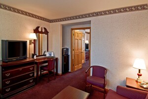 Suite, 2 Queen Beds, Non Smoking | Desk, iron/ironing board, free WiFi, bed sheets