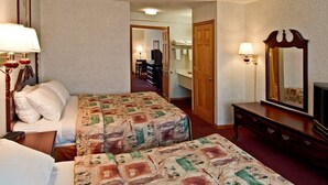 Suite, 2 Queen Beds, Non Smoking | Desk, iron/ironing board, WiFi (free), alarm clocks - Americas Best Value Inn & Suites Waukegan Gurnee (Waukegan)