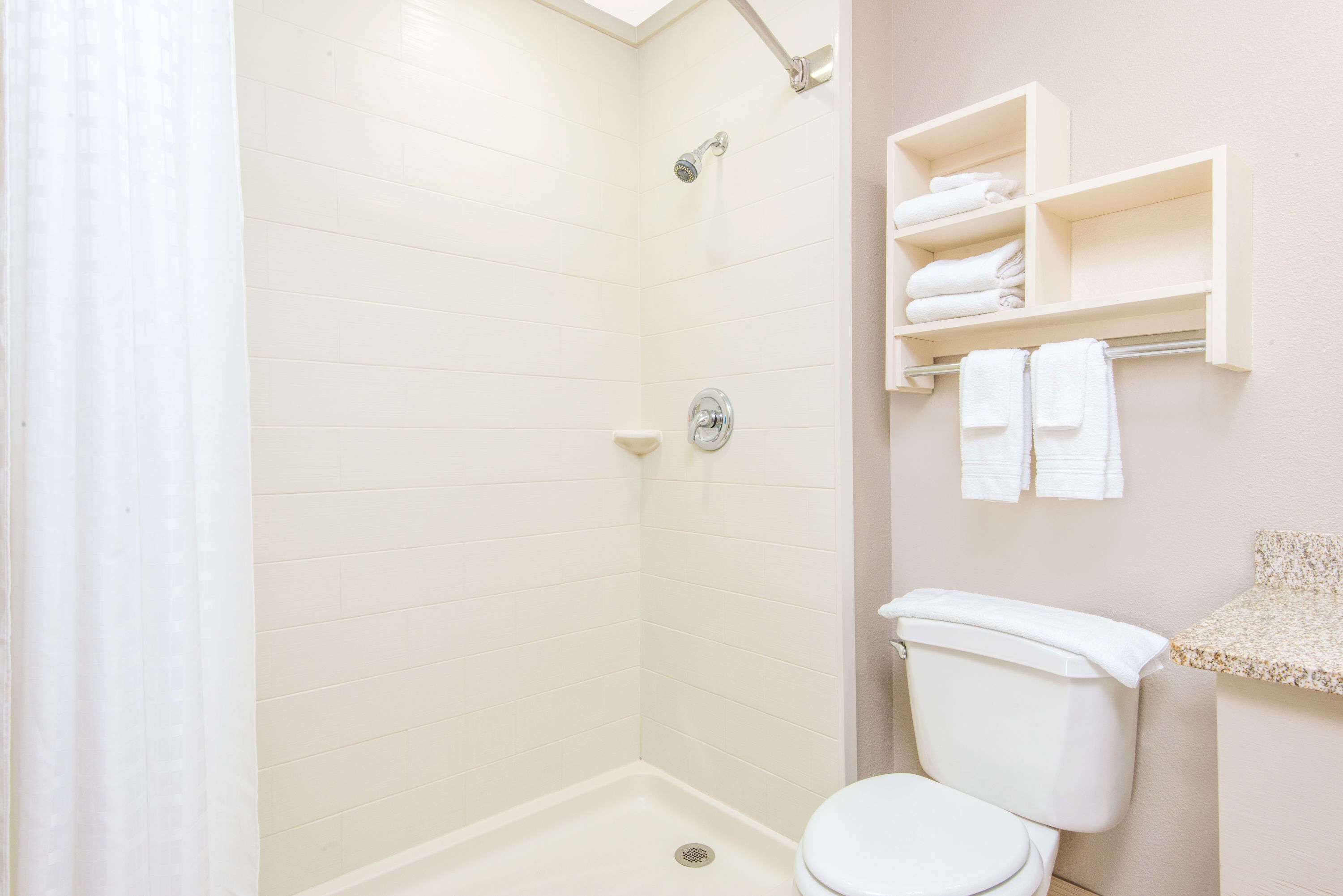 Free toiletries, hair dryer, towels