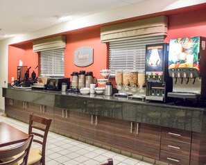 Free buffet breakfast