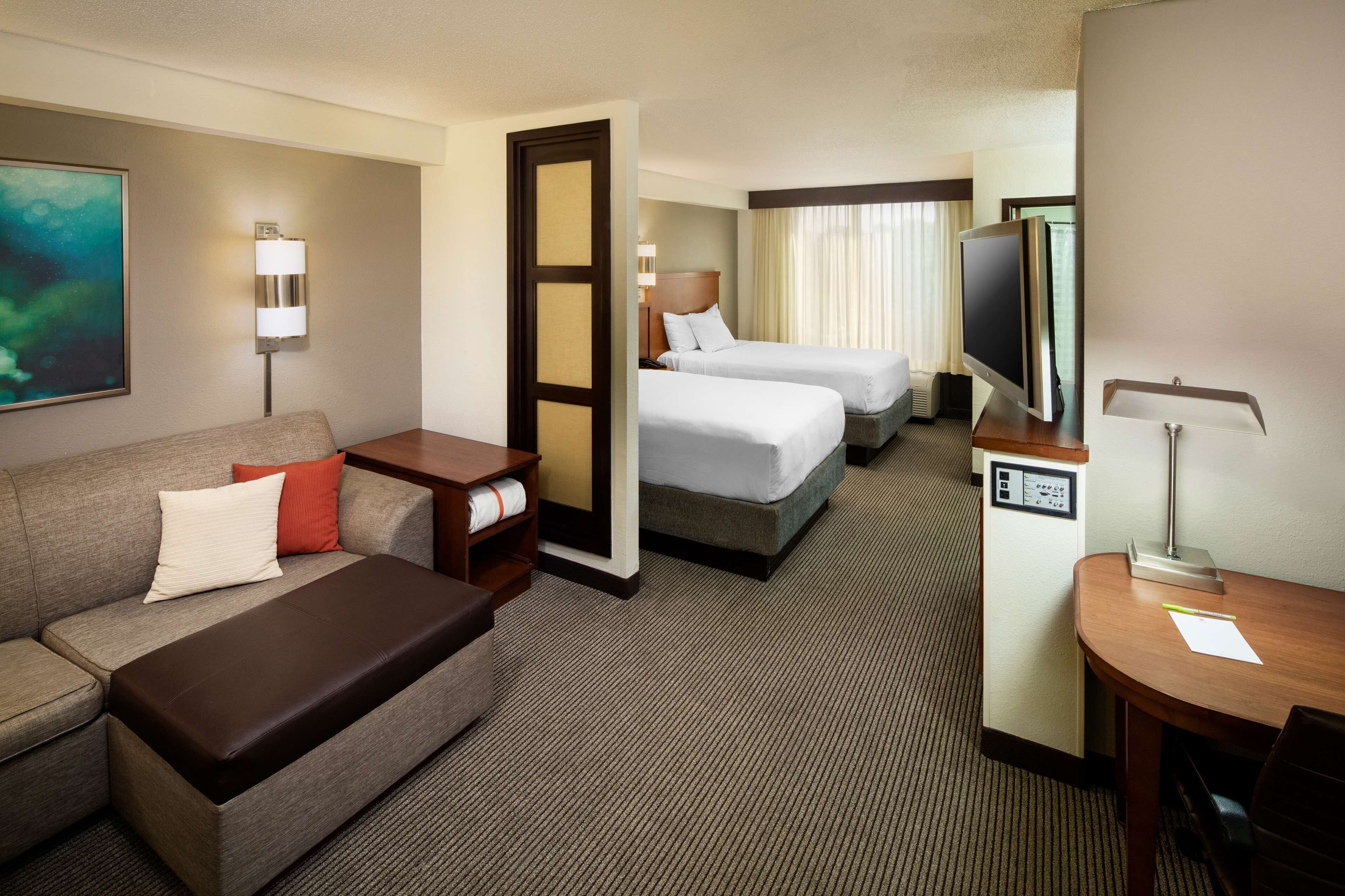 Premium bedding, desk, blackout curtains, iron/ironing board