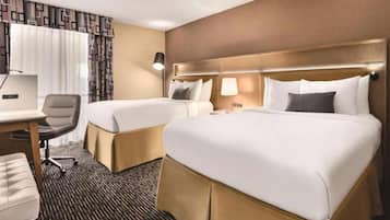 Room, 2 Queen Beds, Non Smoking | Down duvets, in-room safe, individually decorated