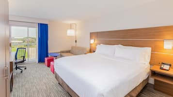 In-room safe, desk, iron/ironing board, free cribs/infant beds