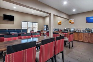 Free buffet breakfast