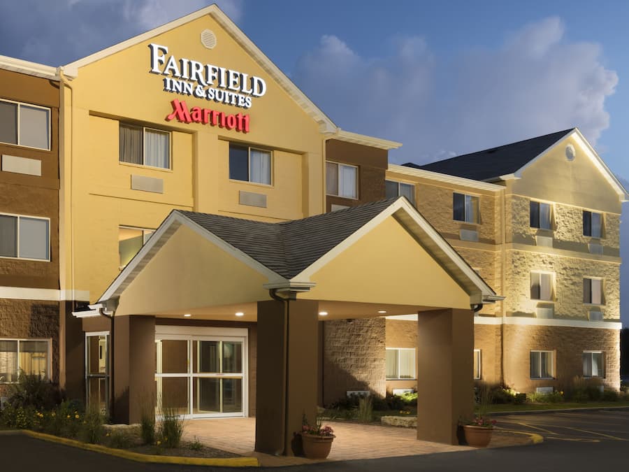 Front of property – evening/night