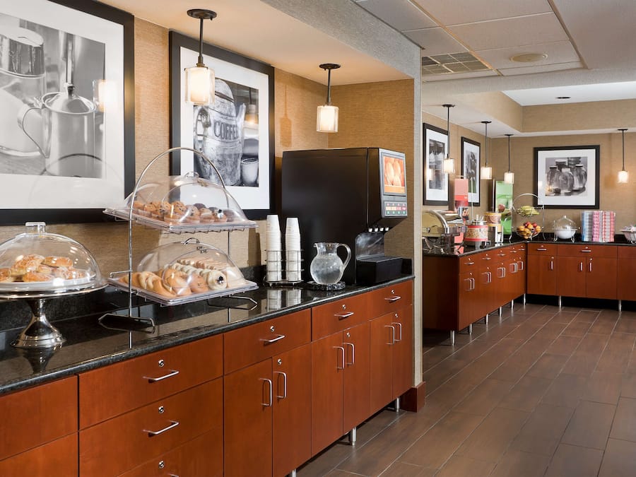 Free daily self-service breakfast