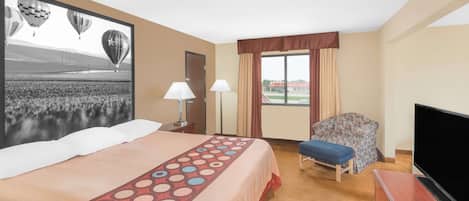 In-room safe, blackout curtains, iron/ironing board