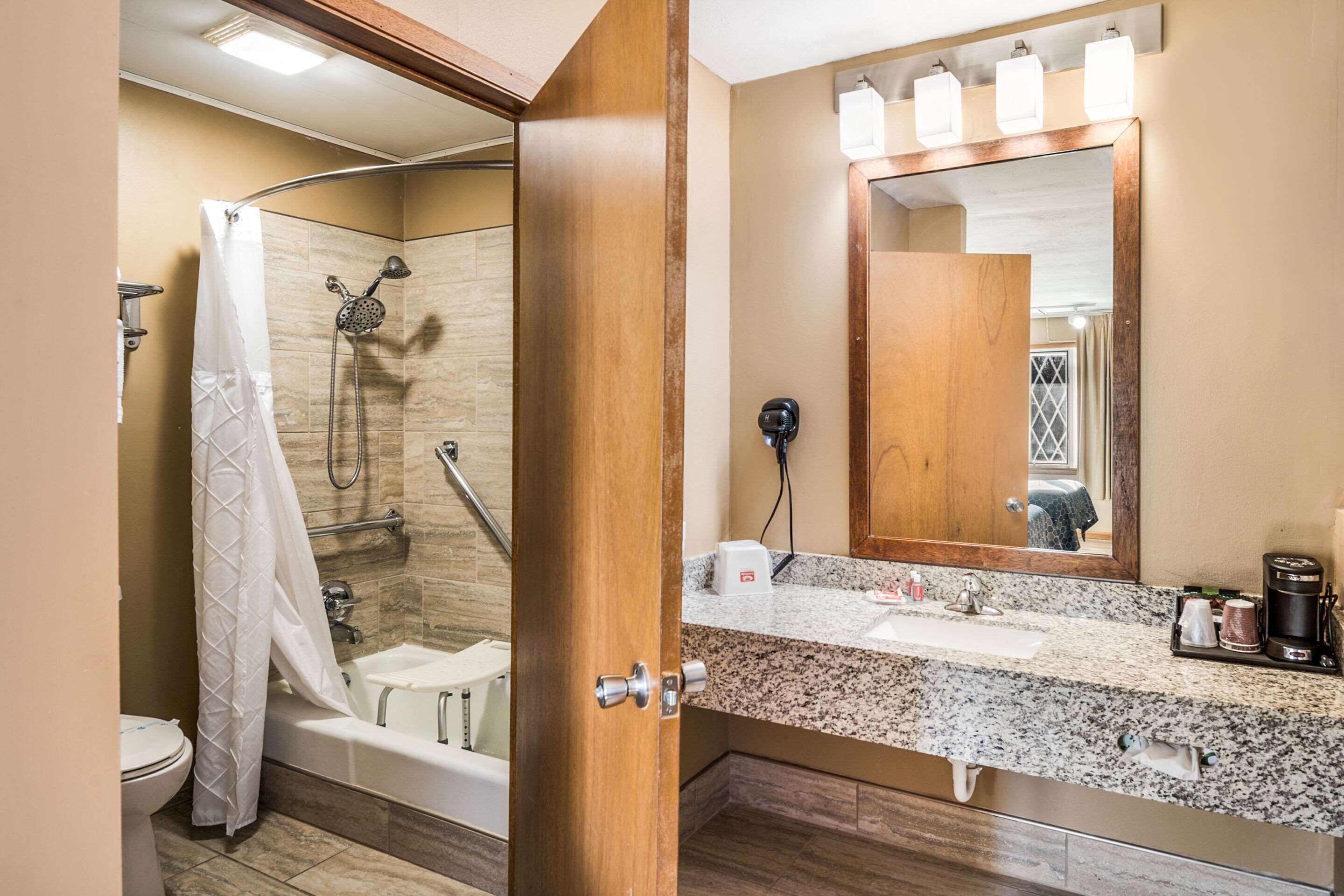 Free toiletries, towels