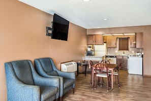 Desk, blackout curtains, iron/ironing board, free WiFi
