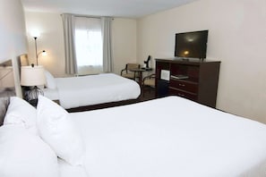 Standard Room, 2 Queen Beds | Iron/ironing board, rollaway beds, free WiFi, bed sheets