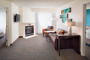 Flat-screen TV, pay movies