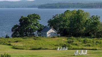 Vue depuis lâhĂ©bergement