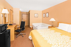 Suite, 1 King Bed, Refrigerator | In-room safe, desk, iron/ironing board, free cribs/infant beds