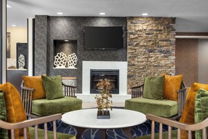 Sala de estar en el lobby