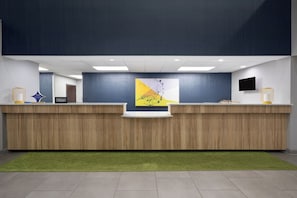 Mostrador para check-in y check-out