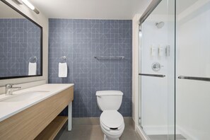 Free toiletries, hair dryer, towels