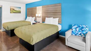 Desk, iron/ironing board, free WiFi, bed sheets