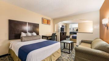 Egyptian cotton sheets, premium bedding, desk, laptop workspace