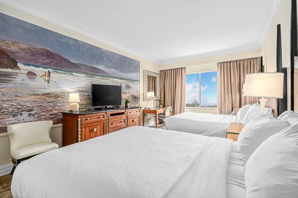 1 bedroom, desk, laptop workspace, blackout drapes